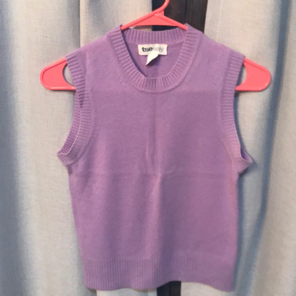 Cashmere lavender tank top